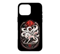 Japanese Kitsune Mythological Fox Spirit Yokai Art Case for iPhone 16 Pro Max