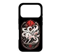 Japanese Kitsune Mythological Fox Spirit Yokai Art Case for iPhone 17 Pro