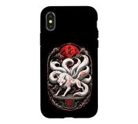 Japanese Kitsune Mythological Fox Spirit Yokai Art Case for iPhone X/XS