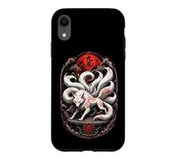 Japanese Kitsune Mythological Fox Spirit Yokai Art Case for iPhone XR
