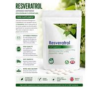 Japanese Knotweed 1000mg (90 Tablets) Resveratrol 95% - UK (V)