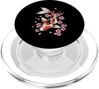 Japanese Koi Carp Cherry Blossom Sakura Art Kawaii PopSockets PopGrip for MagSafe