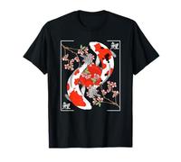 Japanese Koi Carp Fish Cherry Blossom Nishikigoi Men Women T-Shirt