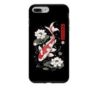 Japanese Koi Carp Fish Nishikigoi Lotus Flower Japan Culture Case for iPhone 7 Plus/8 Plus