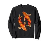 Japanese Koi Carp Nishikigoi Fish Cherry Blossoms Men Women Sweatshirt