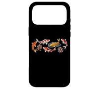 Japanese Koi Fish Pond Aesthetic Goldfish Art Case for iPhone 17 Pro Max