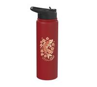Japanese Koi Fish Sakura Art Stainless Steel Insulated Water Bottle