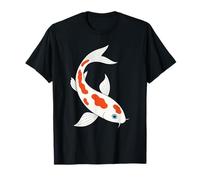 Japanese Koi Fish Sakura Blossom Pink Aesthetic Art T-Shirt