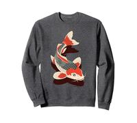Japanese Koi Fish Ukiyo-e & Irezumi Tattoo Art Zen Style Sweatshirt
