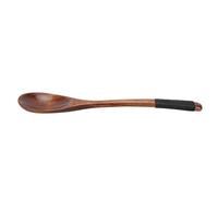 Japanese & Korean Long-Handled Solid Wood Spoon, Soup Ladle, Mixing Wooden Spoon