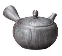 Japanese Kyusu Tokoname Clay Teapot Isshin 11.5 Fluid Onces IL228 (Single Pack)