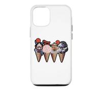 Japanese Landmarks And Oni Mask Ice Cream Cones Graphic Case for iPhone 12/12 Pro