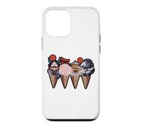 Japanese Landmarks And Oni Mask Ice Cream Cones Graphic Case for iPhone 12 mini