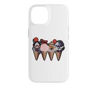 Japanese Landmarks And Oni Mask Ice Cream Cones Graphic Case for iPhone 14