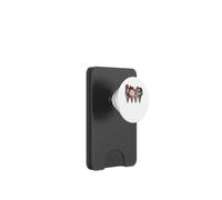 Japanese Landmarks And Oni Mask Ice Cream Cones Graphic PopSockets PopWallet for MagSafe