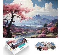 japanese landscape 1000 Piece Jigsaws for teenagers Stress Reliever Staycation Kill time Artists Collection, Fine Art 38x26cm