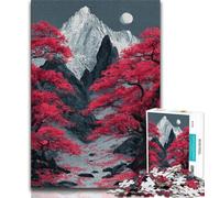 Japanese Landscape 1000 Pieces Jigsaw Puzzles for Adults And Teens,Toys Educational Games Stress Relieving Wall Decoration 38x26cm