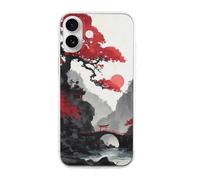Japanese Landscape Architecture Case Compatible with iPhone 16 Plus