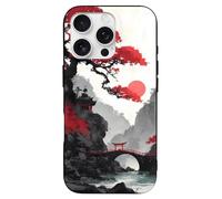 Japanese Landscape Architecture Case Compatible with iPhone 16 Pro