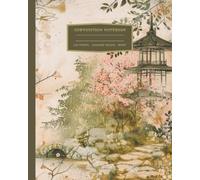 Japanese Landscape Composition Notebook: Vintage Japan Themed Journal With Floral Cherry Blossoms, College Ruled; 8x10"