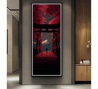 Japanese Landscape Diamond Art Kits Adults Large 5D Torii Gate Diamond Painting Kits, DIY Full Drill Crystal Art Craft Rhinestone Embroidery Cross Stitch for Adults 31.5x78.7 Inch/80x200 cm -LR1018