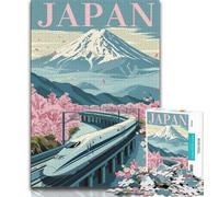 Japanese Landscape Jigsaw Puzzles for Adults 1000 Piece,Challenging Game Gifts for Is Ideal As A Gift for The Whole Family (50x75cm)