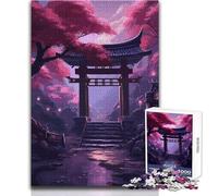 Japanese Landscape Paintin Puzzle for Teenagers 1000 Pieces Learning through Play Experience Heartfelt Special Occasion Gift Size 38x52cm