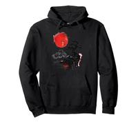 Japanese Logo Japanese Art Sunset Bonsai Tree Mount Fuji Pullover Hoodie