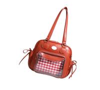 Japanese Lovely Styles Clear Underarm Purse Practical Construction with Comfortable Strap for Casual Wear Practical Shopper Bag