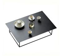 Japanese Low Floor Table, Iron Tea Table with Integrated Structure, Manual Welding, Ideal for Sitting on the Floor, Modern Home Decor, Space Saving Design