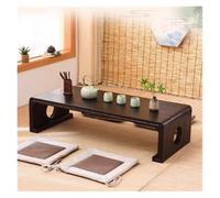 Japanese Low Floor Table Multifunctal Wood Coffee Table Easy to Clean Recu Tea Table for Living Room & Dining Room Sizes: 2ft 2.3ft 2.6ft 3ft 3.3ft (A 60 * 40 * 30cm)