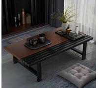 Japanese Low Table - Multifunctional Floor Sitting Dining Table Puja Table for Bedroom Living Room Balcony - Compact 70x50CM Camping Table