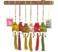 Japanese Lucky Amulet Omamori Charms Shrine Good Luck Charms Hanging Sachet for Health Hanging Blessing Bag for Bag Car Purse
