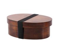 Japanese Lunch Box for Adults, Leakproof Divider with Elastic Strap, Japanese Snack Box Wooden, for Adults, Toddler, Baby, Travel, Outdoors, Sushi, Salads, Meal