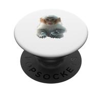 Japanese Macaque Macaca Fuscata Baby Primate Design PopSockets Adhesive PopGrip