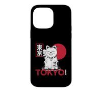 Japanese Maneki Neko Lucky Cat Tokyo Waving Paw Case for iPhone 14 Pro Max