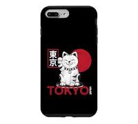 Japanese Maneki Neko Lucky Cat Tokyo Waving Paw Case for iPhone 7 Plus/8 Plus