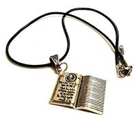 Japanese Manga Silver Tone 'Death Note' Necklace Pendant on a Waxed Cord Cosplay Bleach Japanese Comics Anime Valentine's Day Gift