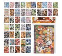 Japanese Manga-Style Sticker Book, 45 Pages Japanese Manga Style Sticker, Vintage Cruising Memories Romantic Memory Series, for DIY Scrapbooking, Journals, Laptop, Skateboards(#C)