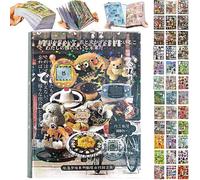 Japanese Manga Style Sticker Book, 45 Sheets of Romantic Memory Series Comic Books Style Material Decoration Stickers - 800+ Designs in 1 Book for DIY Scrapbooking Journaling Handbook Decoration