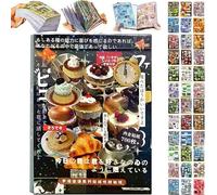 Japanese Manga Style Sticker Book, 45 Sheets of Romantic Memory Series Comic Books Style Material Decoration Stickers - 800+ Designs in 1 Book for DIY Scrapbooking Journaling Handbook Decoration