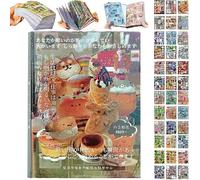 Japanese Manga Style Sticker Book, 45 Sheets of Romantic Memory Series Comic Books Style Material Decoration Stickers - 800+ Designs in 1 Book for DIY Scrapbooking Journaling Handbook Decoration