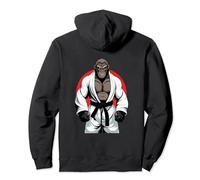 Japanese Martial Arts Gorilla - Strong Gorilla In Judo Pullover Hoodie