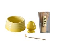 Japanese Matcha Tea Sets Ceramic Kung Fu Teaware Accessories Home Tea Making Tools Tea Ceremony Culture Enthusiast Gifts Travel Tea Set for Tea Lovers(YE)