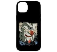 Japanese Mecha Robot Head Anime Aesthetic Vintage Case for iPhone 14 Plus