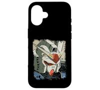Japanese Mecha Robot Head Anime Aesthetic Vintage Case for iPhone 16