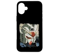 Japanese Mecha Robot Head Anime Aesthetic Vintage Case for iPhone 16 Plus