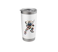 Japanese Mecha Robot Samurai Warrior Manga Art Anime Stainless Steel Insulated Tumbler