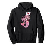 Japanese Mermaid Harajuku Princess Cute Japan Flag Souvenir Pullover Hoodie