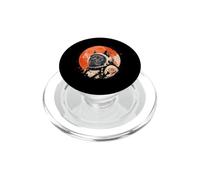Japanese Minimalist Art 70s Retro Space Cane Corso Dog PopSockets PopGrip for MagSafe